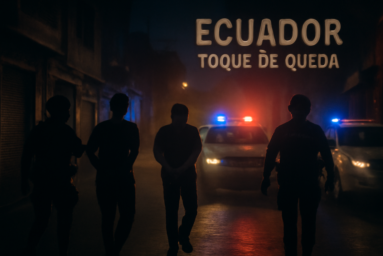 Toque de queda en Ecuador: más de 2,000 detenidos en la lucha contra la criminalidad