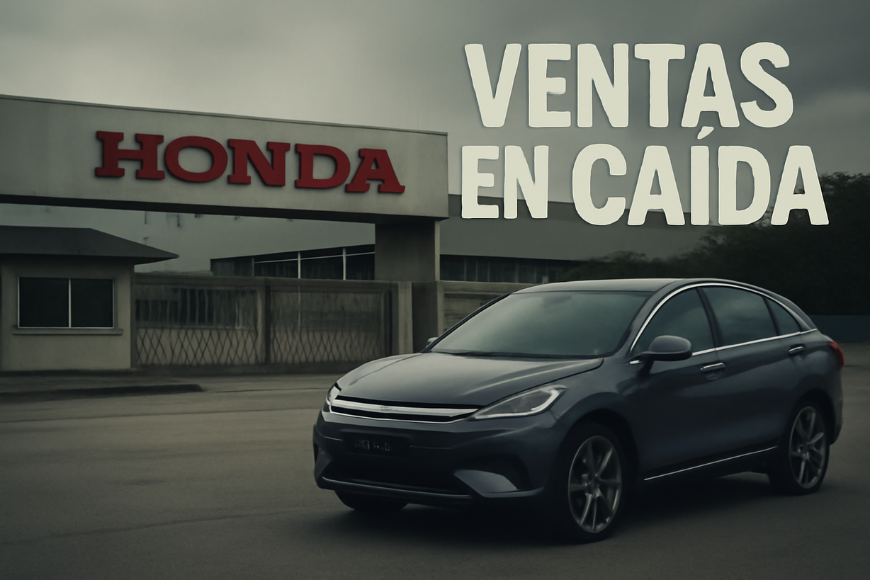 Honda en crisis: ventas caen un 48,3% en China