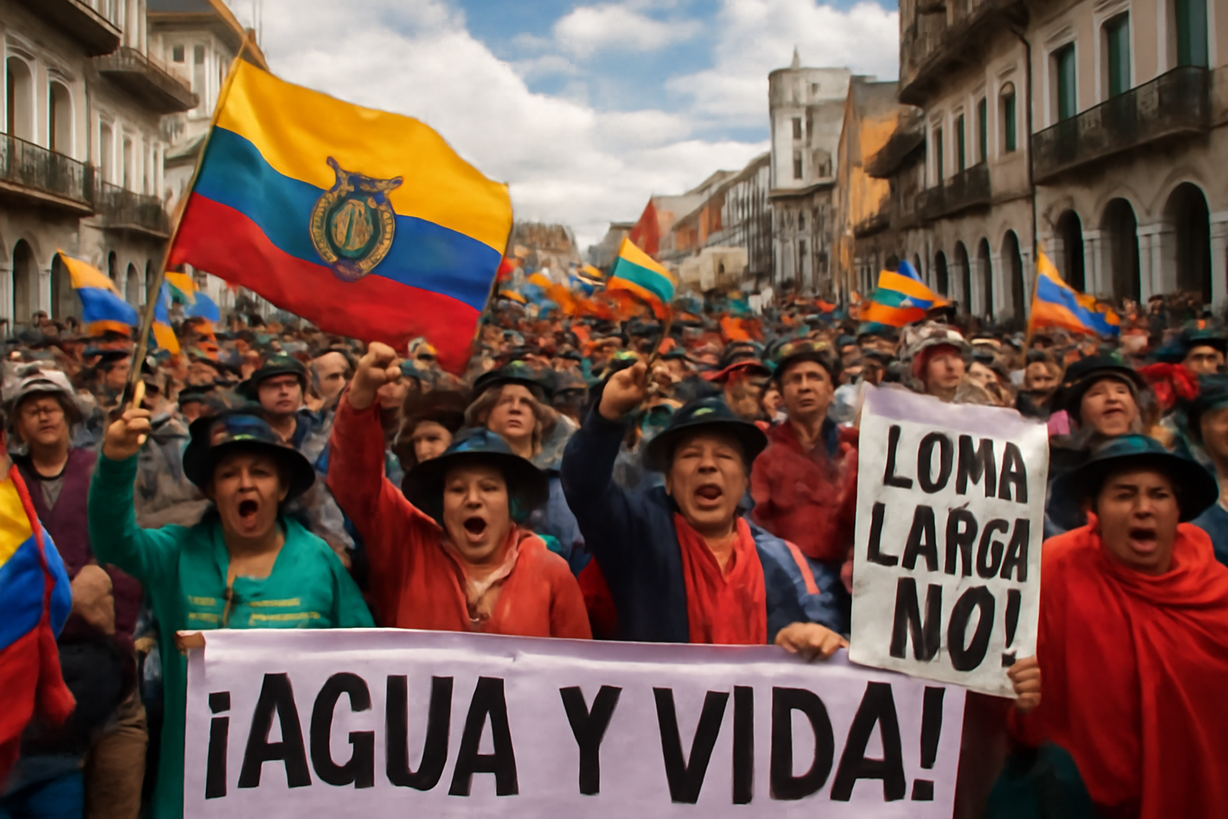 Crisis en Ecuador: Protestas y Bloqueos por Subsidios y Minería
