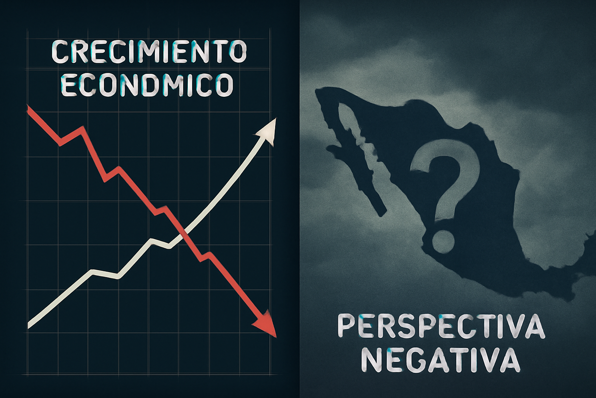 México enfrenta nueva calificación negativa de S&P por bajo crecimiento y deuda creciente