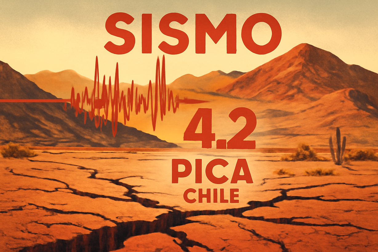 Sismo de 4.2 grados sacude Pica, Chile: Preparación y seguridad ante temblores
