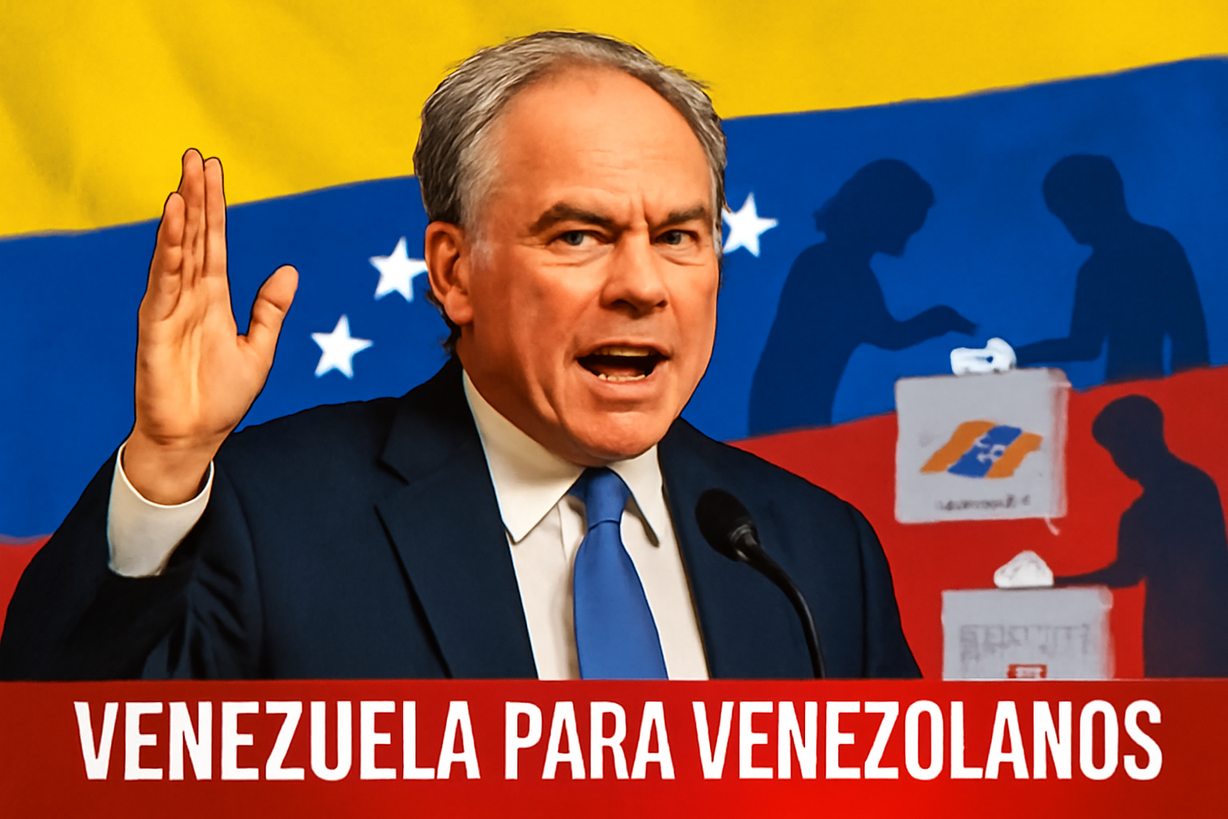 Tim Kaine: Priorizar el bienestar venezolano sobre intereses externos