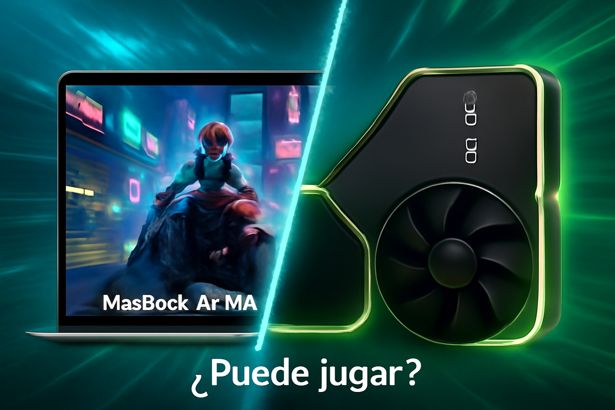 Conectando una GPU NVIDIA RTX 5090 a un MacBook Air: Un salto gráfico impresionante