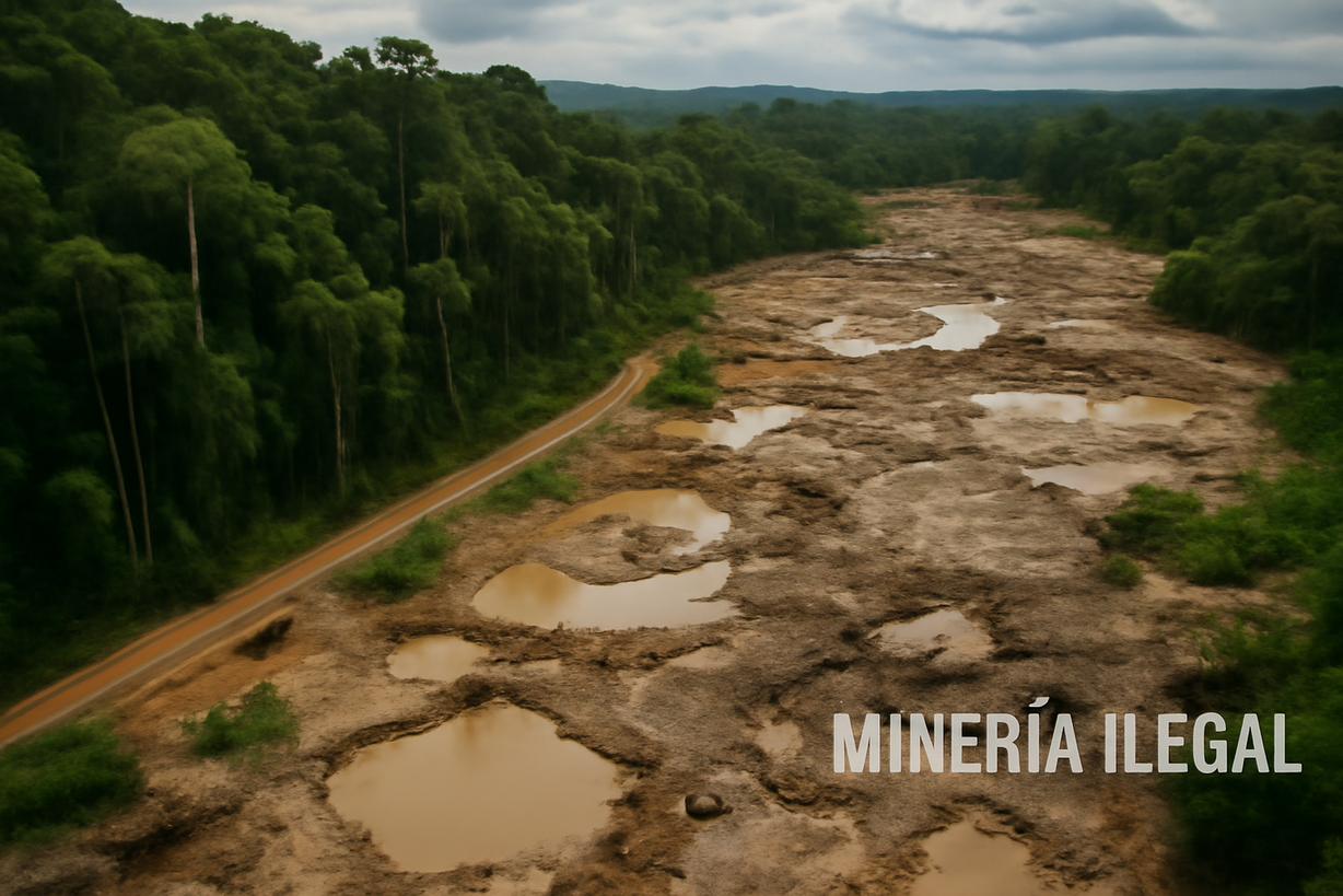 Desmantelan 15 campamentos de minería ilegal en Madre de Dios