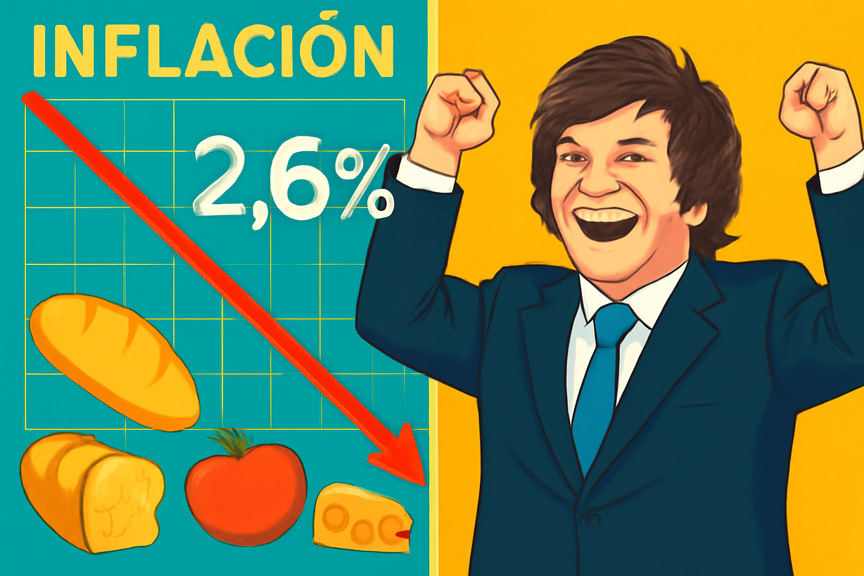 Argentina: La Inflación Mensual Baja por Primera Vez en 11 Meses