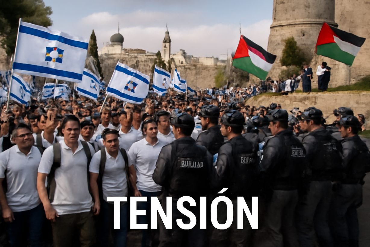 Marcha ultranacionalista en Jerusalén: tensiones y racismo en el Día de Jerusalén