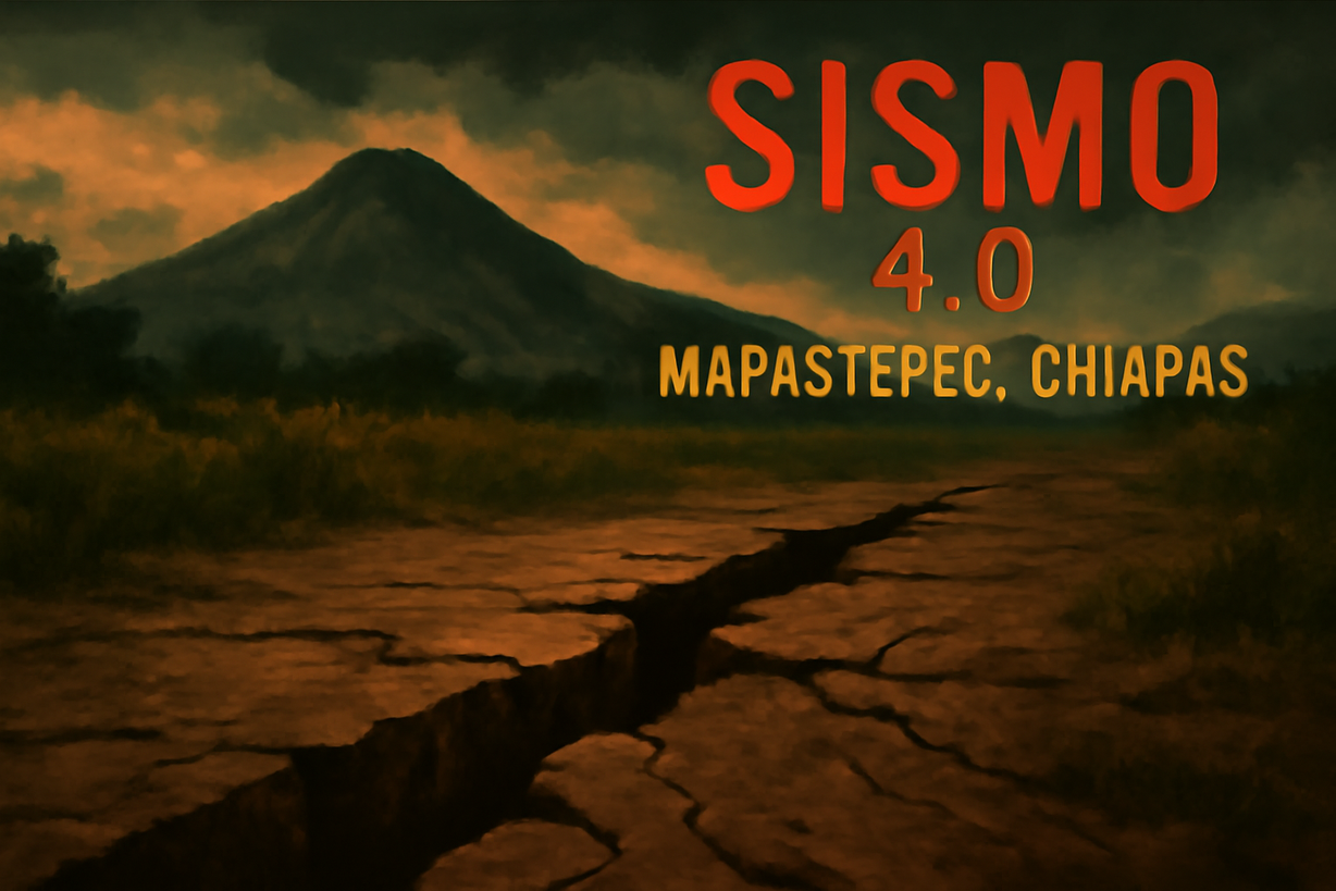 Sismo de 4.0 en Mapastepec: Sin daños reportados, pero precaución ante réplicas