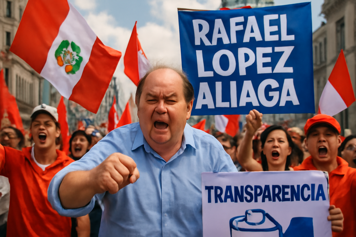 López Aliaga denuncia fraude electoral y exige auditoría tras su derrota en 2026
