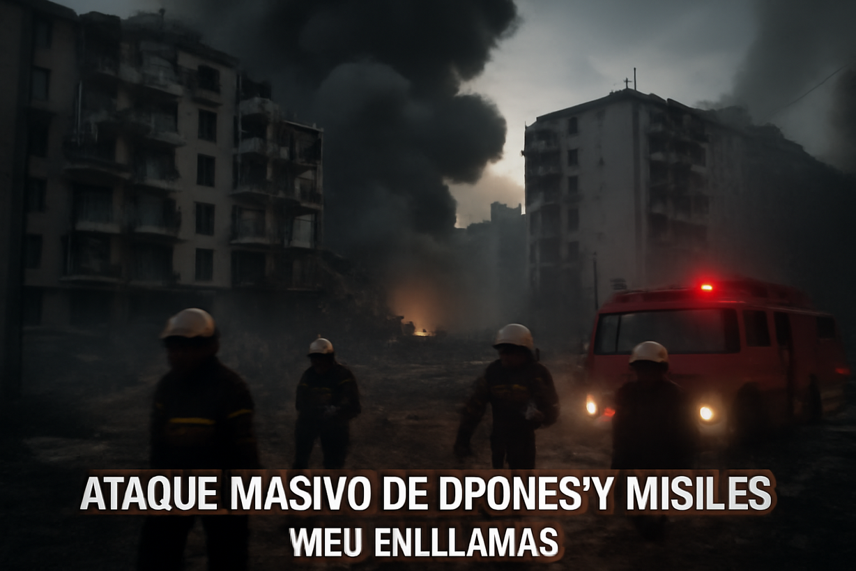 Rusia lanza ataque masivo en Ucrania: 24 muertos y condena internacional