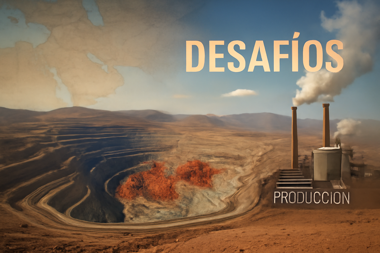 Desafíos de la Minería Chilena: Caída en el Top 10 de Minas de Cobre