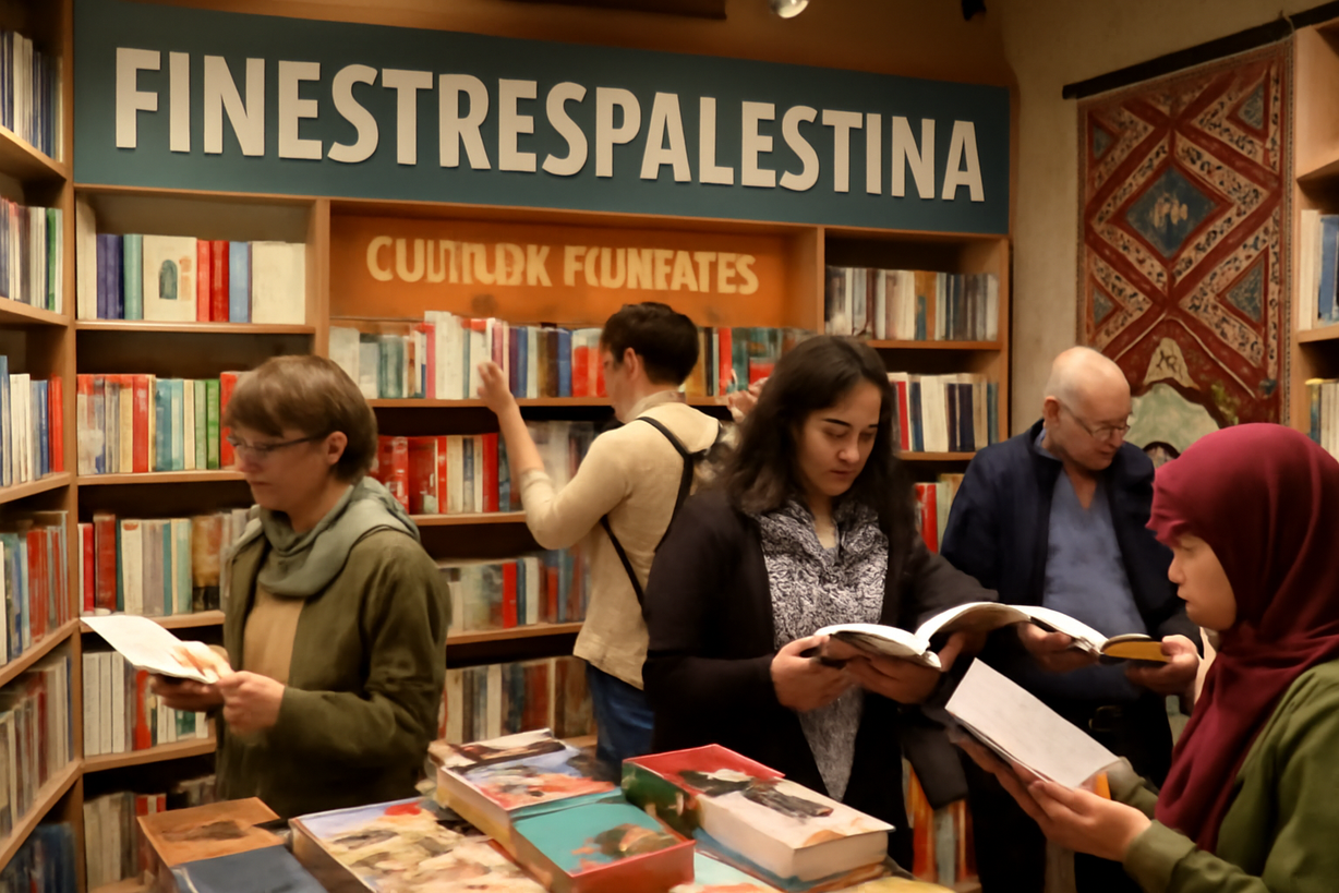Inauguran en Barcelona la primera librería dedicada a la cultura palestina en Europa