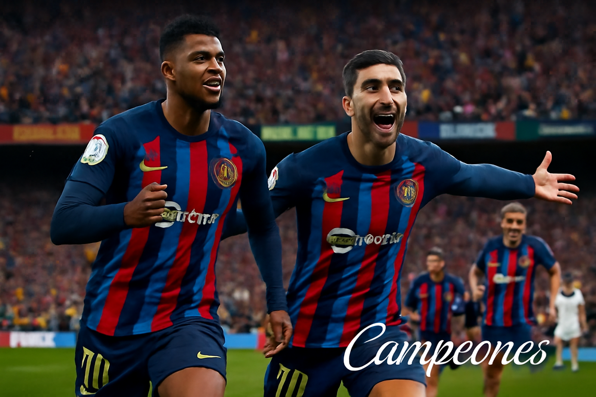 El Barça conquista LaLiga tras vencer al Madrid en El Clásico