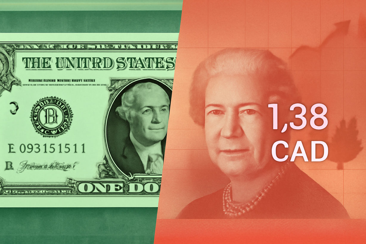El Dólar Estadounidense Aumenta levemente frente al Canadiense: Análisis de la Semana