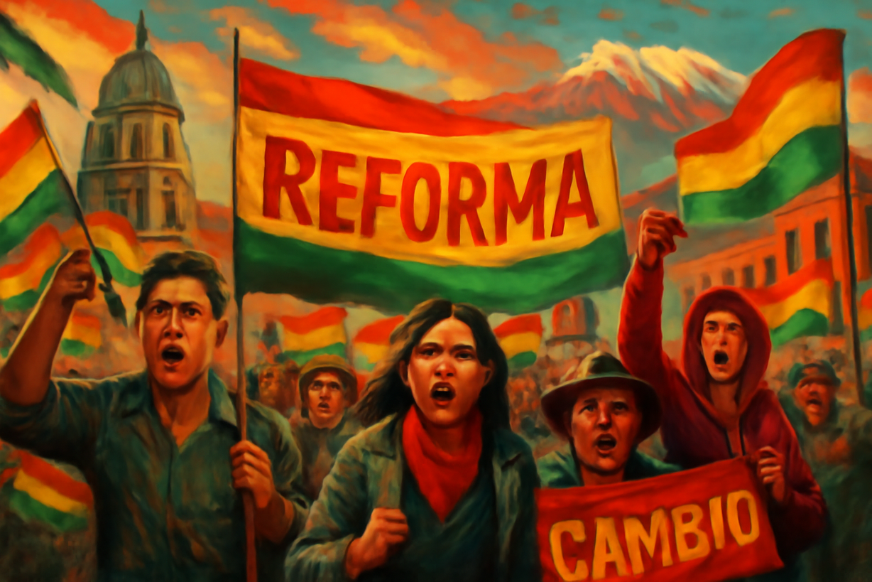 Bolivianos claman por reforma estatal en medio de crisis y protestas