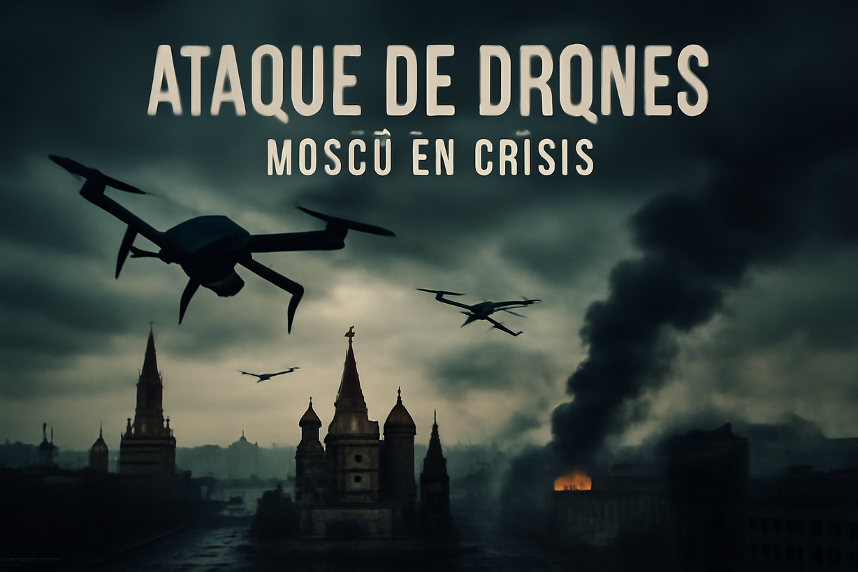 Masivo ataque de drones ucranianos en Moscú: tres muertos y daños significativos