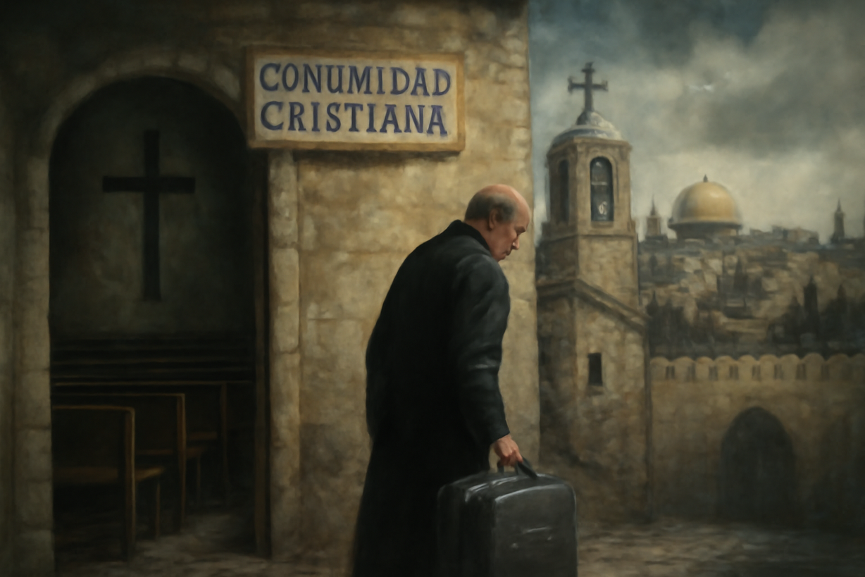 Crisis en Tierra Santa: Sacerdote católico obligado a abandonar Jerusalén