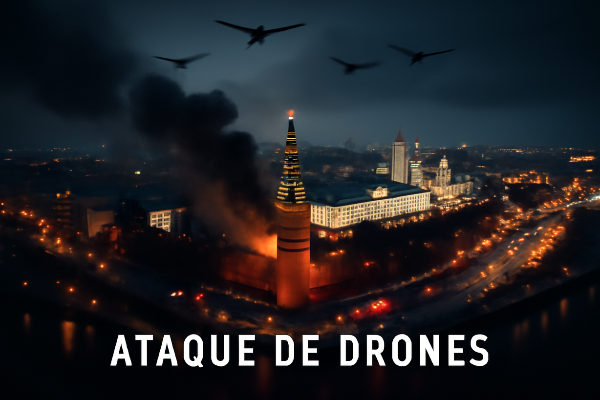 Masivo ataque de drones ucranianos en Moscú deja tres muertos y caos aéreo