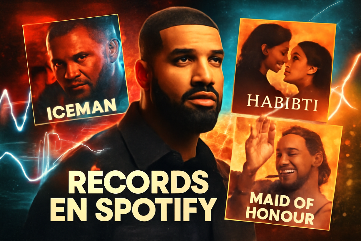 Drake Rompe Récords en Spotify con Tres Álbumes Simultáneos