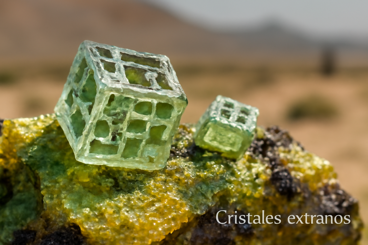 Descubrimiento de un clatrato en la trinitita: un hallazgo que desafía la ciencia de los cristales