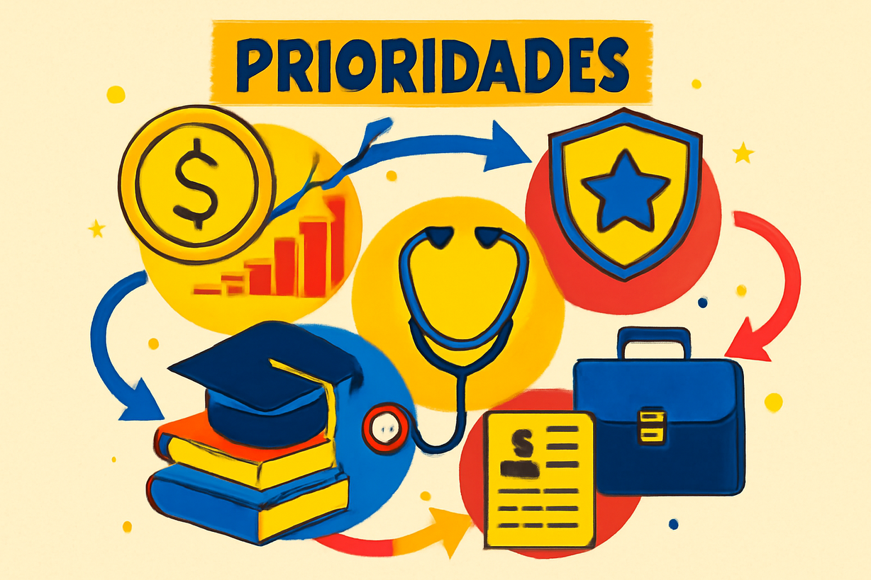 Once Prioridades para los Primeros 100 Días del Nuevo Gobierno en Colombia