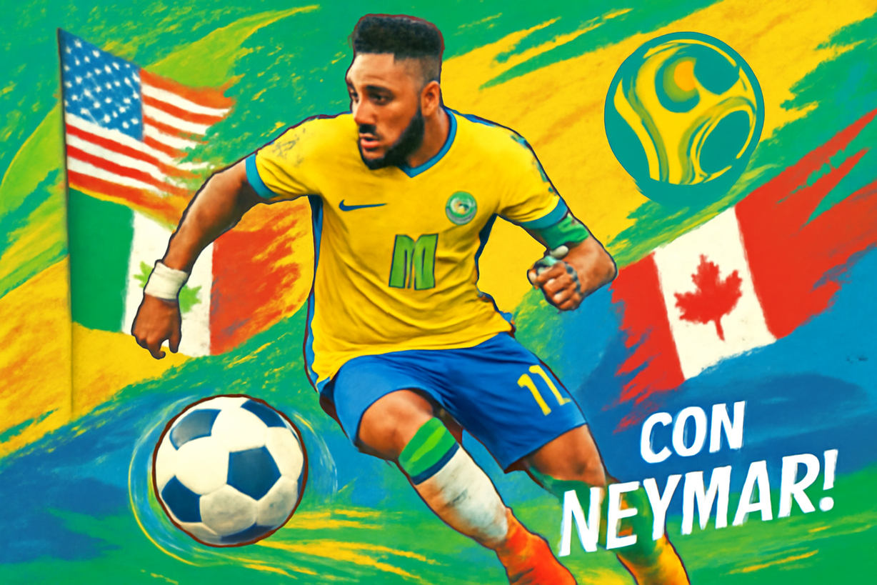 Neymar lidera la convocatoria de Brasil para su última Copa del Mundo 2026