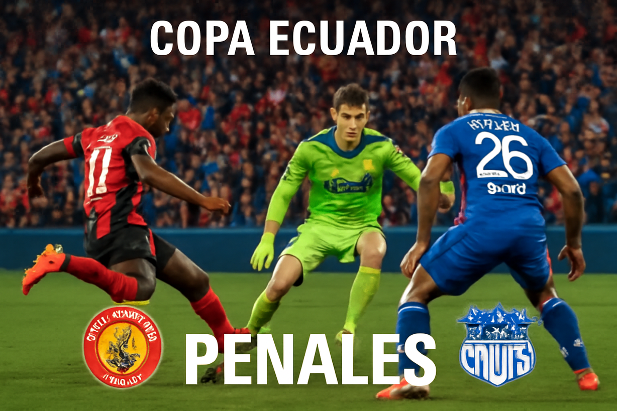 Daquilema sorprende y elimina a Emelec en la Copa Ecuador tras penales dramáticos