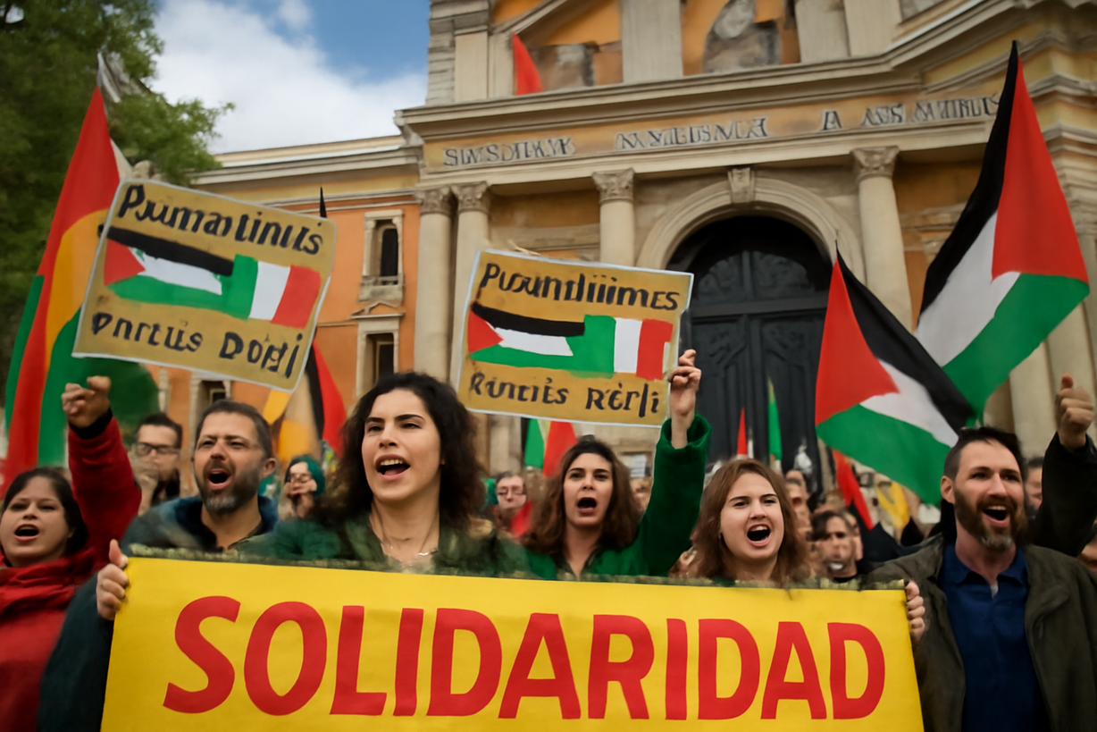 España protesta por el trato a activistas de la Flotilla Global Sumud