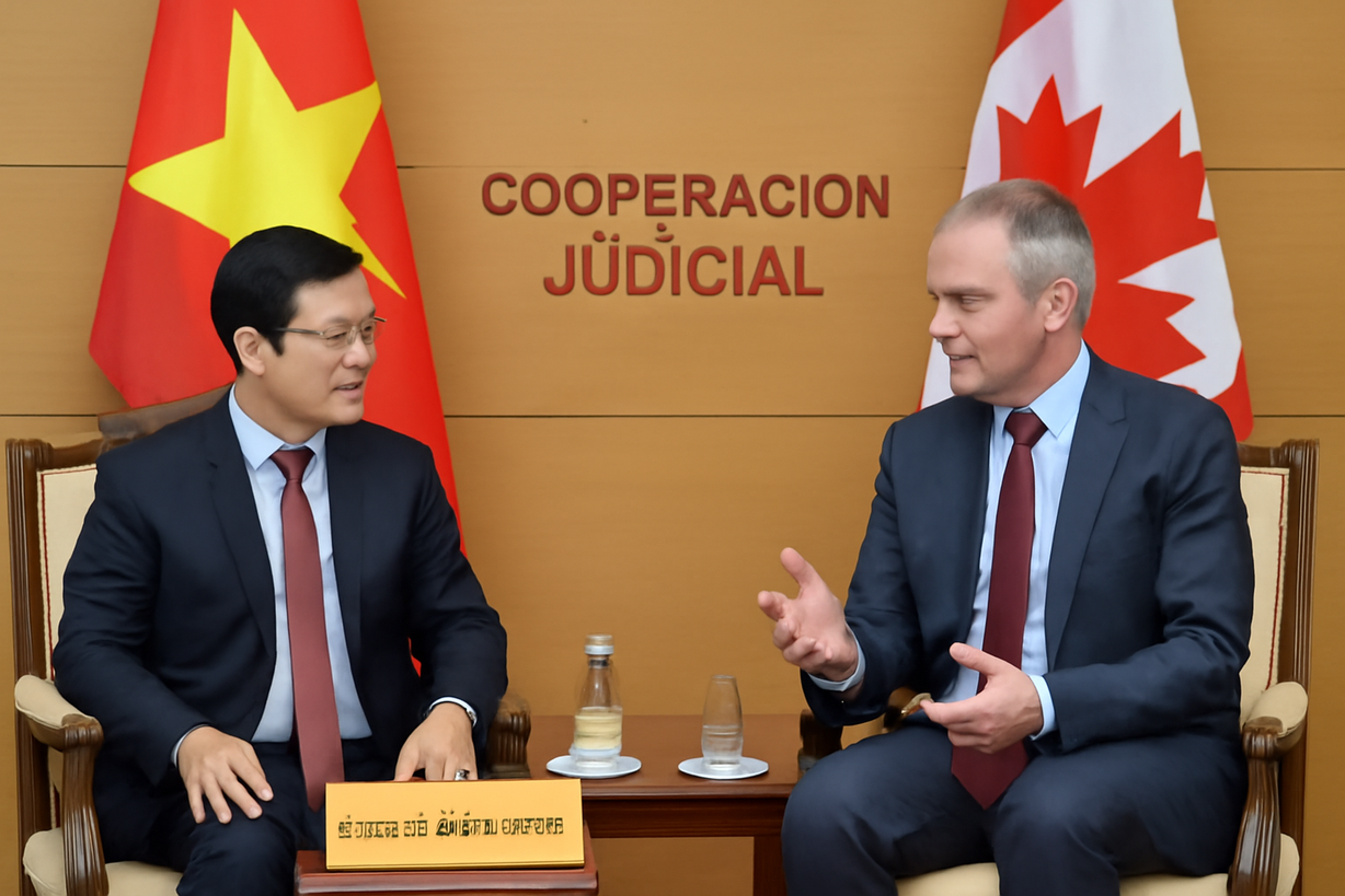 Fortaleciendo la Cooperación Judicial: Vietnam y Canadá Avanzan Juntos