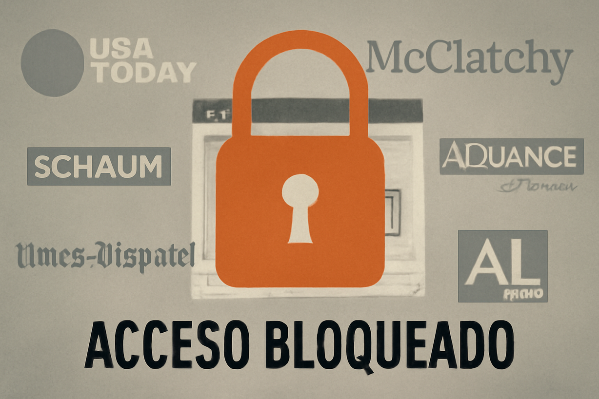 Censura Digital: Medios de EE. UU. Bloquean el Archivo de Internet y Amenazan la Memoria Periodística