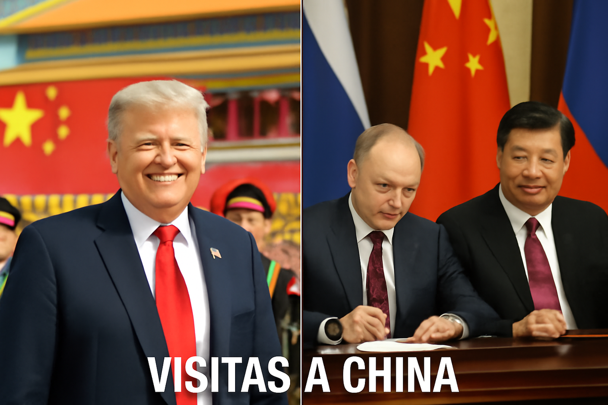 Trump y Putin en China: Dos Visitas, Dos Enfoques