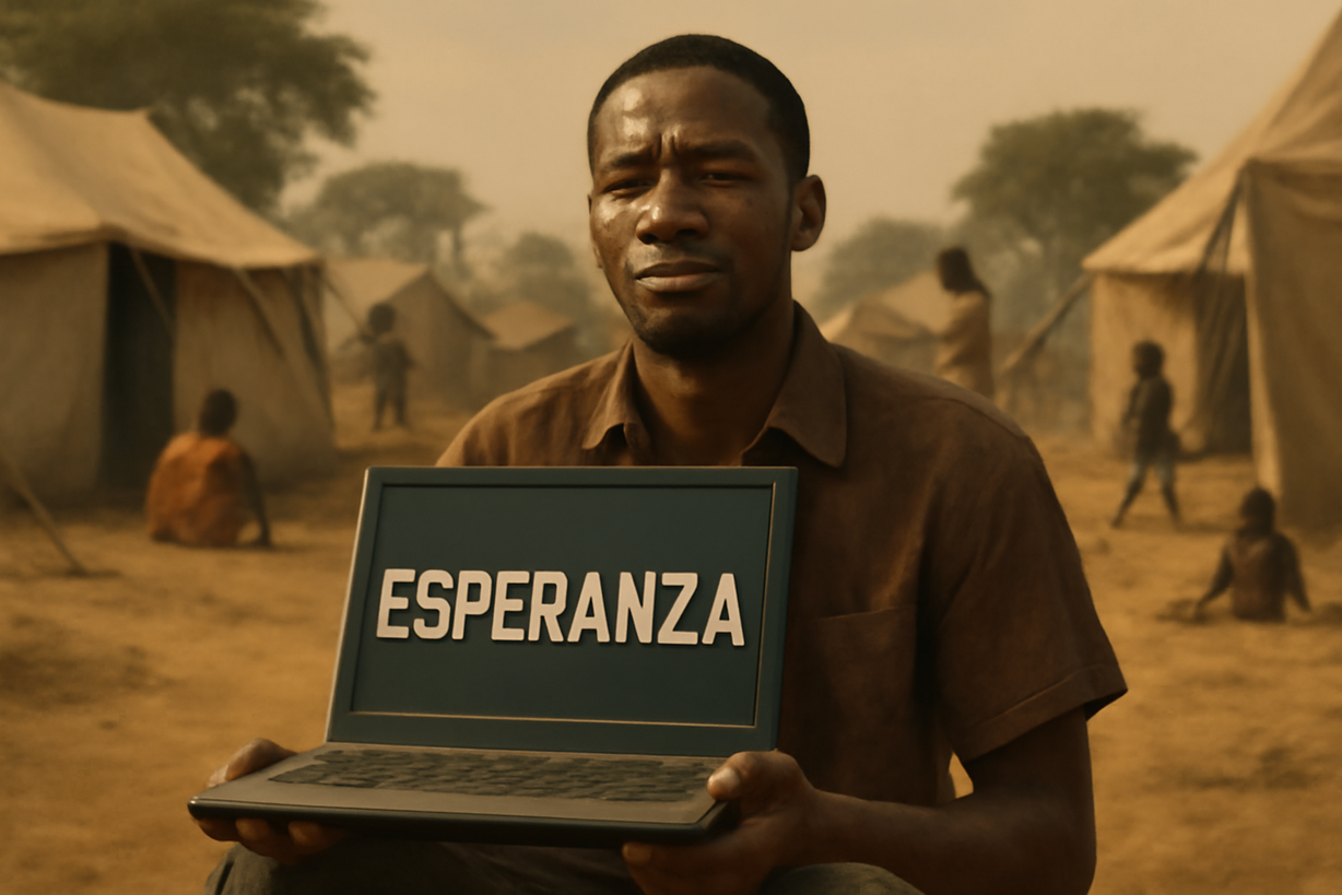El viaje de un laptop: La odisea de Django en Uganda