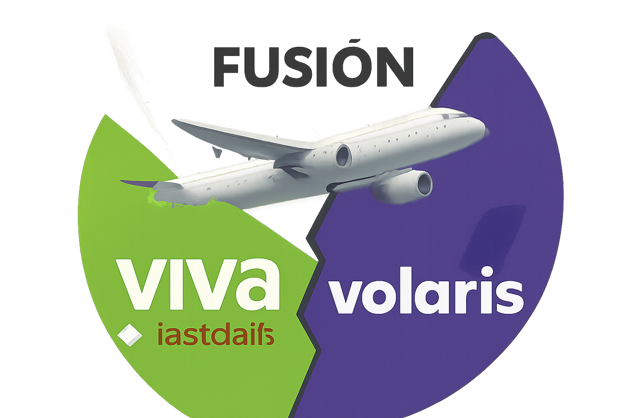 Fusión Viva Aerobus y Volaris: ¿Amenaza al mercado aéreo en México?
