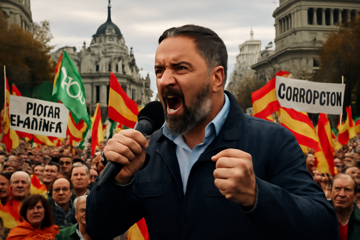 Abascal exige prisión para Zapatero y denuncia corrupción en el Gobierno