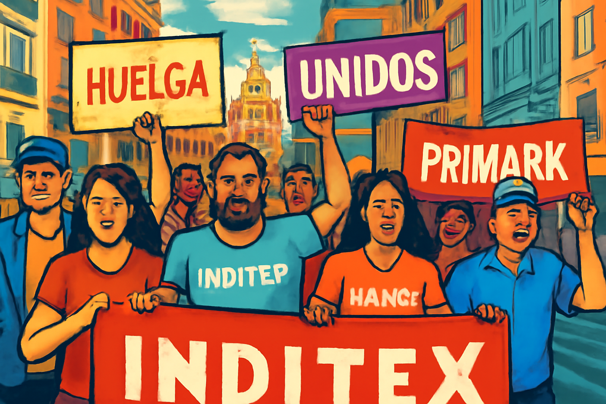 Huelga en la moda: trabajadores de Inditex y Mango protestan por derechos laborales