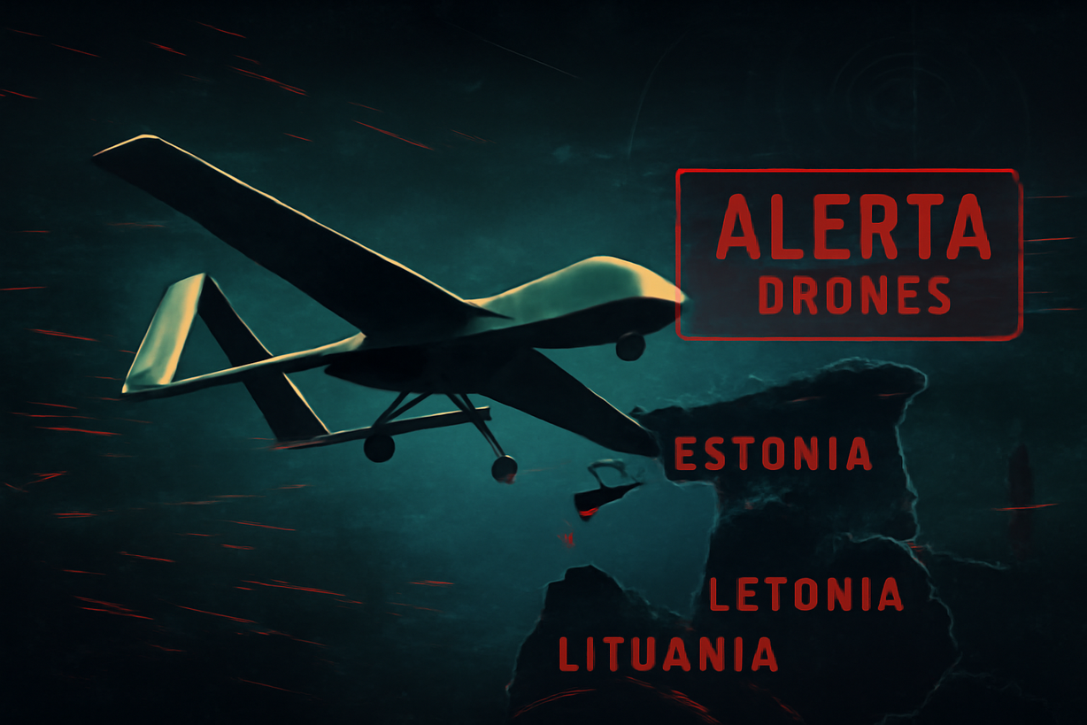 Crisis en los Países Bálticos: Drones Ucranianos y Tensión con Rusia