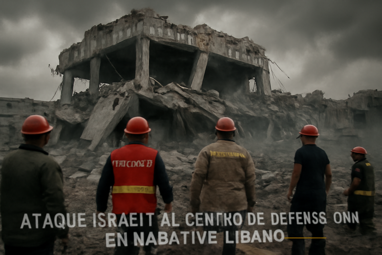 Ataque israelí destruye centro de Defensa Civil en Líbano durante tregua