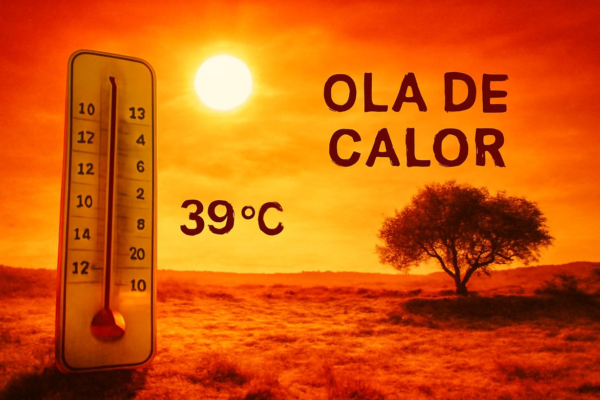 Ola de calor en la península ibérica: temperaturas de hasta 39 ºC la próxima semana
