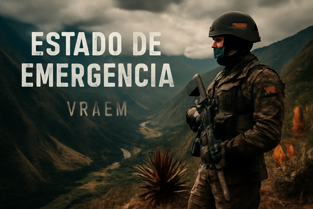 Prórroga del Estado de Emergencia en el Vraem por 60 Días