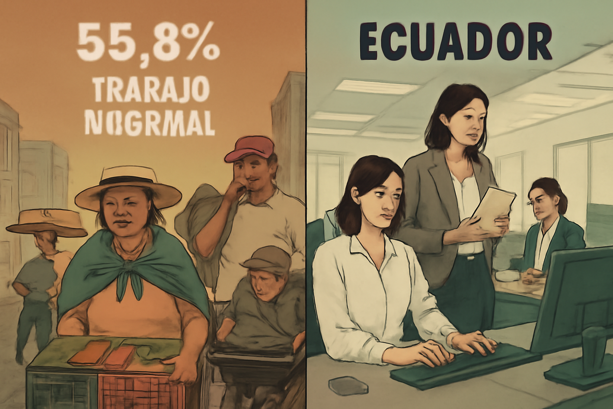 Crisis Laboral en Ecuador: Más de la Mitad de los Trabajadores en la Informalidad