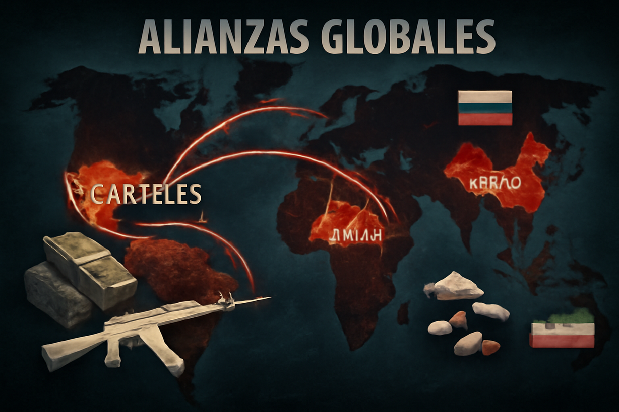 Los Cárteles Mexicanos: Aliados de Potencias Autoritarias en la Desestabilización de América Latina