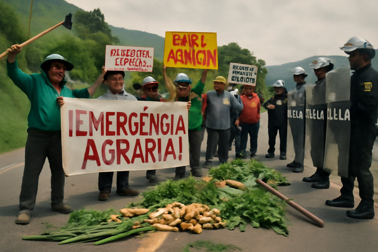 Crisis Agraria en Perú: Agricultores Bloquean Carreteras en Protesta