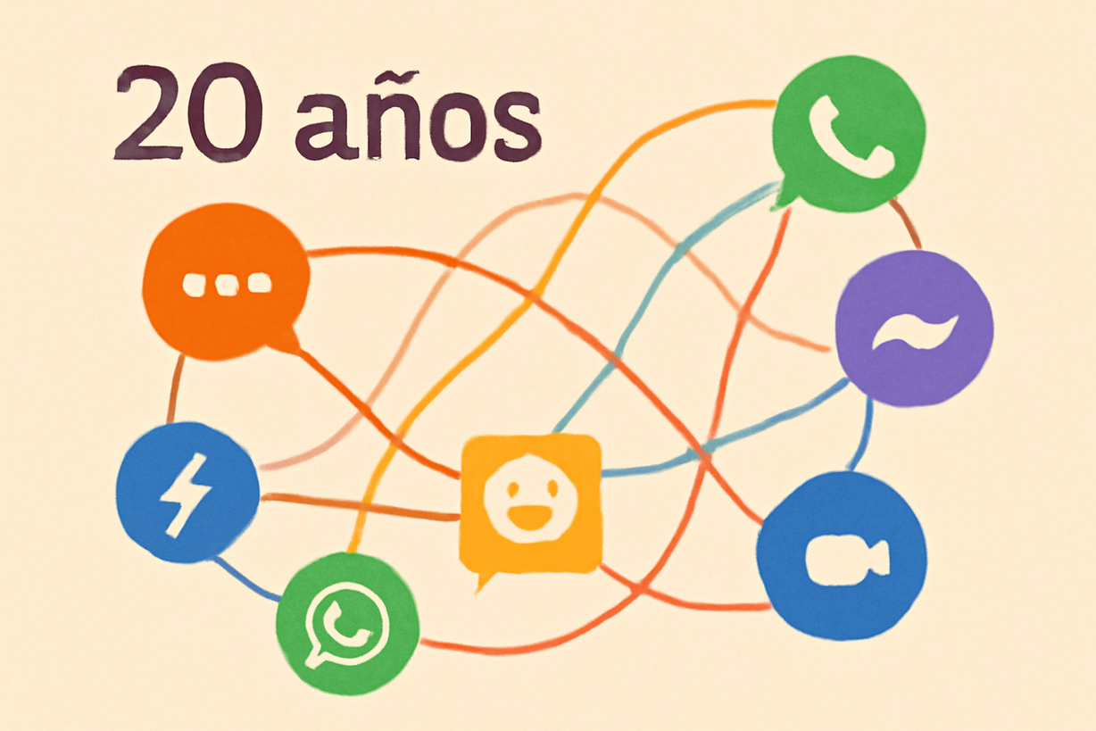 Revelando Patrones: Un Análisis de 20 Años de Relaciones a Través de Chats