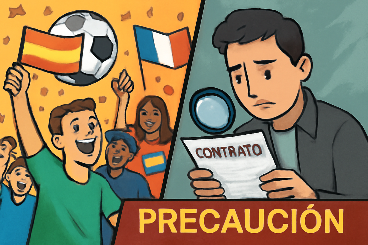 Precauciones ante ofertas laborales temporales del Mundial