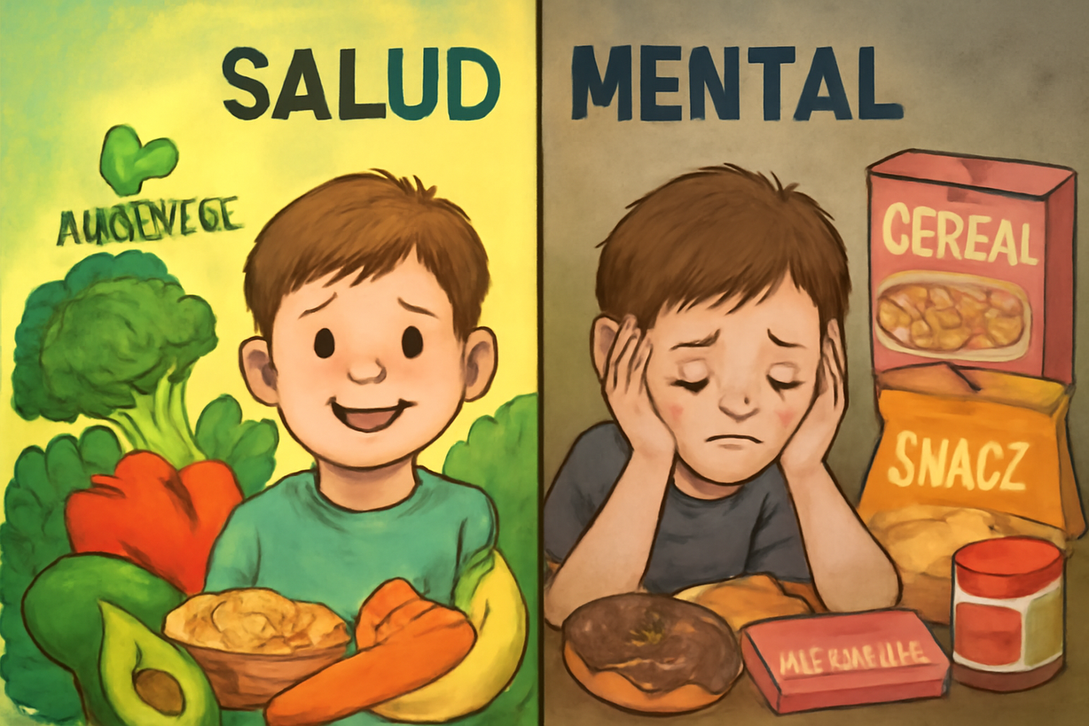 Ultraprocesados en la infancia: un riesgo para la salud mental