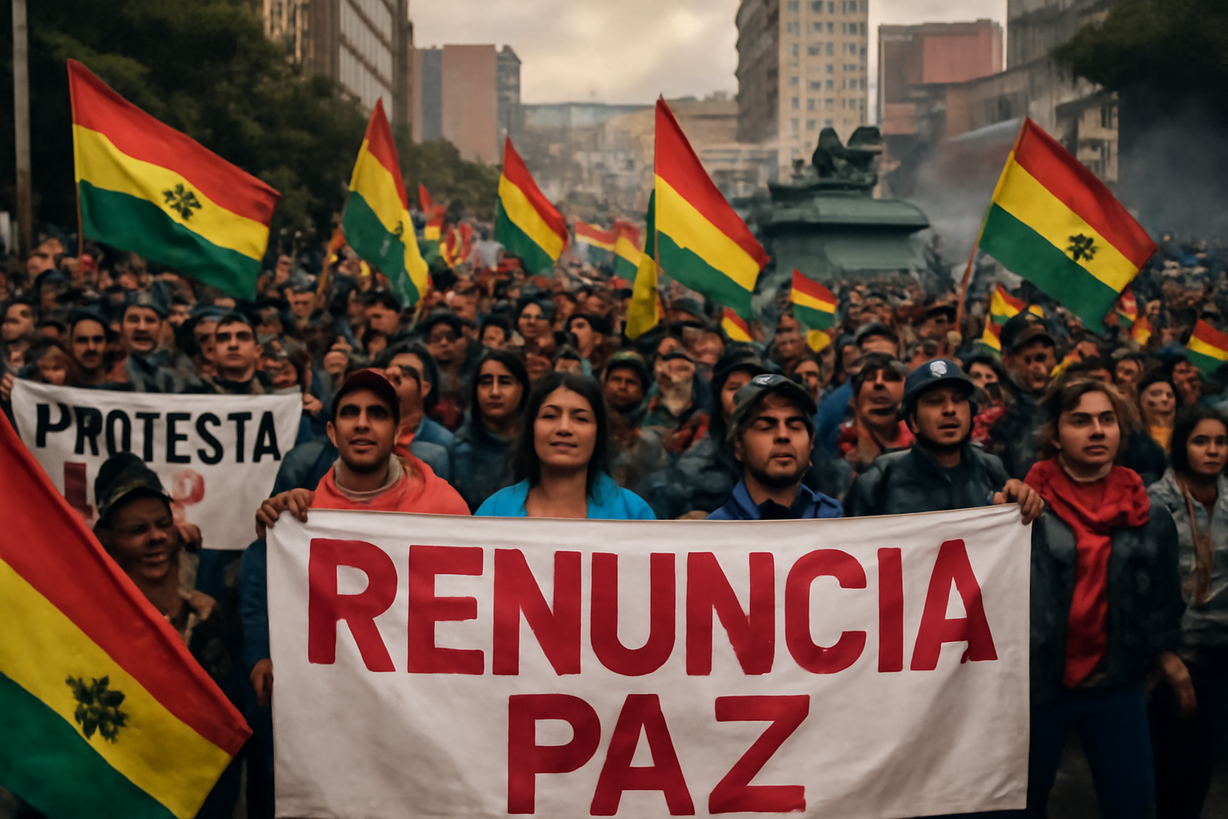 Crisis en Bolivia: Protestas y demandas de renuncia contra el presidente Paz