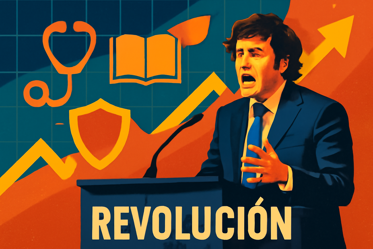 Milei defiende su gestión y propone una 'revolución de los seguros' en medio de críticas y desafíos políticos.