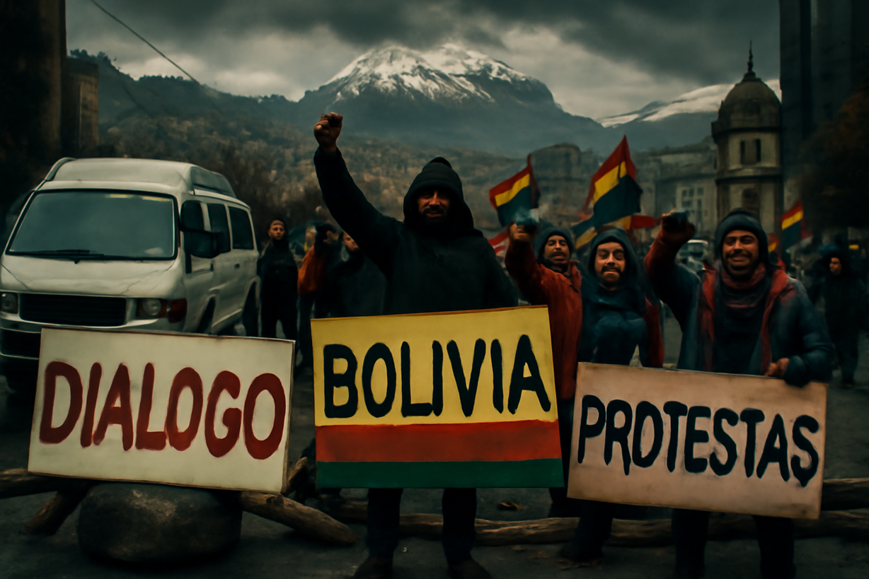 Crisis en Bolivia: Protestas y Diálogo en Medio del Paro General