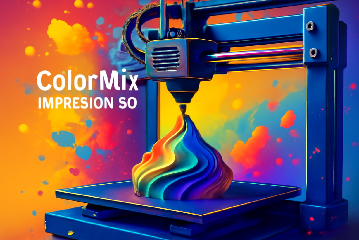 Revolución en la Impresión 3D: ColorMix y la Mezcla de Colores al Alcance de Todos
