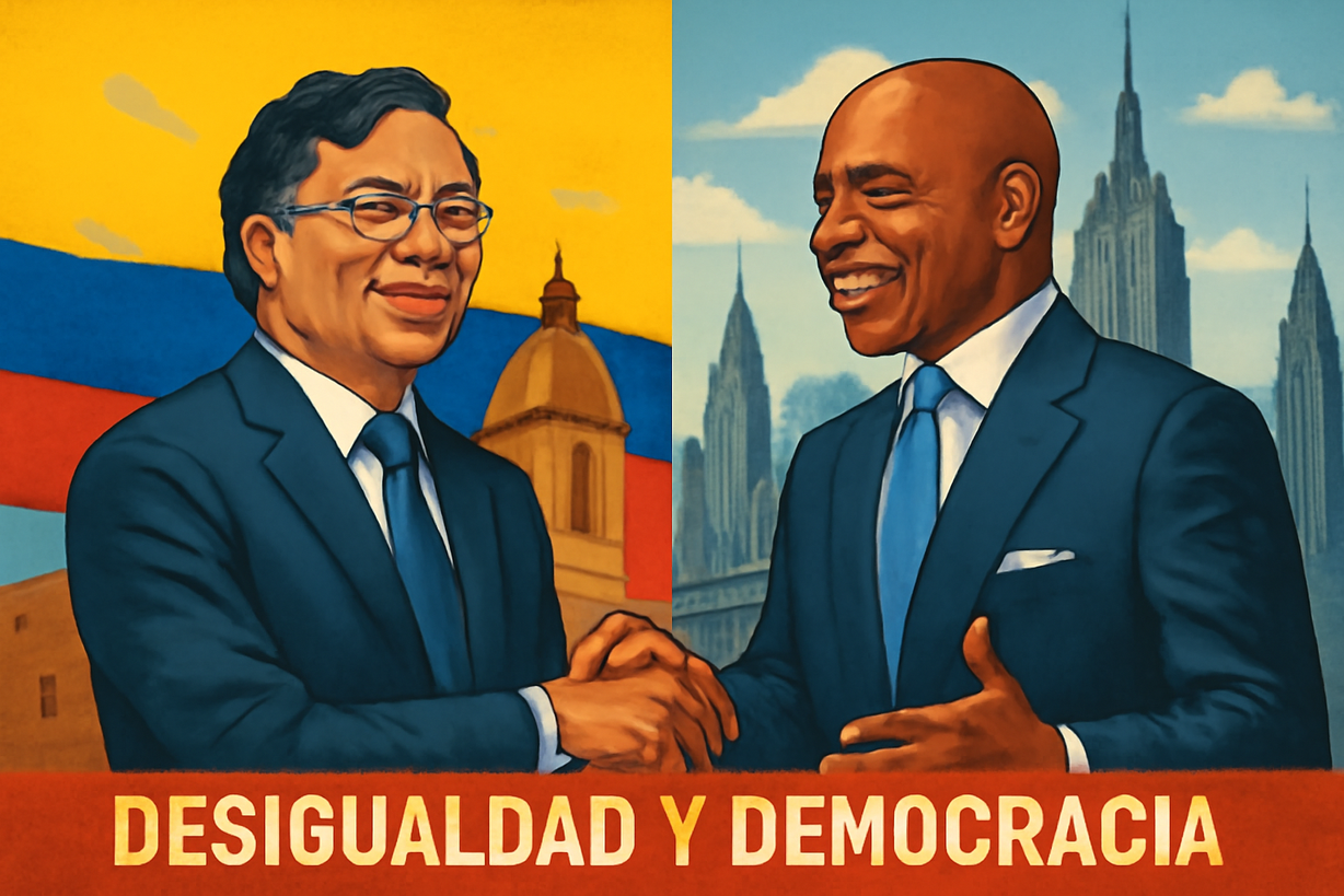 Encuentro entre Petro y Adams: Diálogo sobre Desigualdad y Democracia
