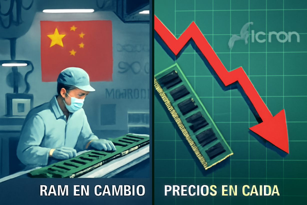 China Revoluciona el Mercado de la RAM: ¿Fin de la Crisis de Precios?
